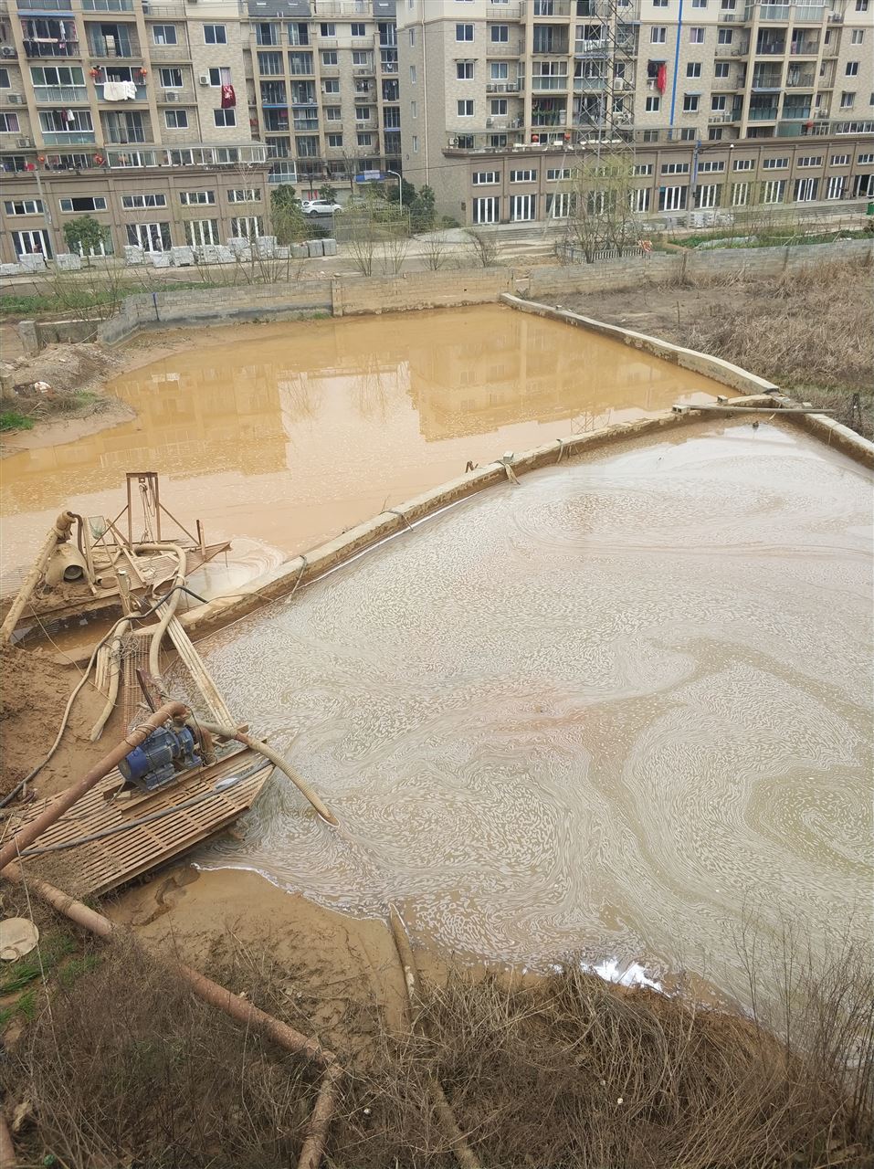 杂多沉淀池淤泥清理-厂区废水池淤泥清淤